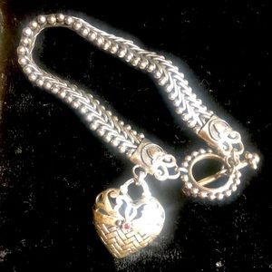 Classic Brighton heart bracelet with toggle